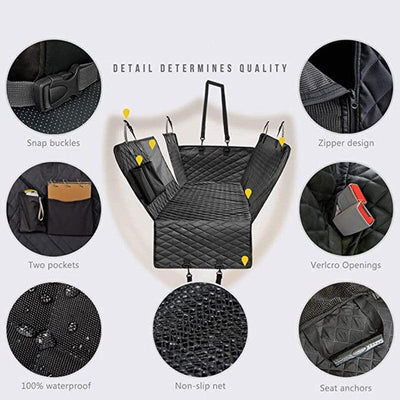 Waterproof Mesh Window Car Pet Seat Cover