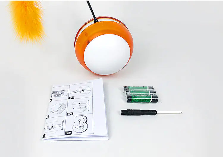 Smart Interactive Cat Toy Rolling Ball with Sound and Light