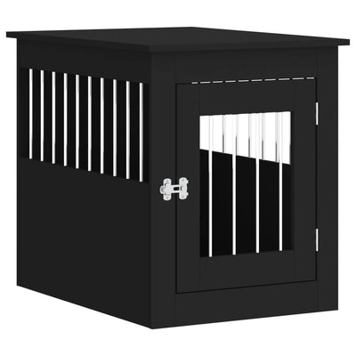 Dog Crate with Door Doghouse Puppy Kennel Peg Cage Engineered Wood