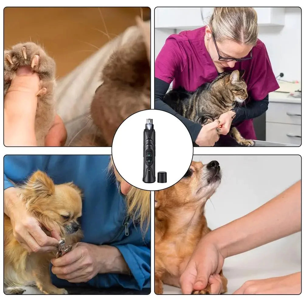 Rechargeable Lighted Dog Nail Grinder