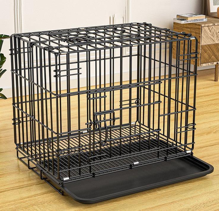 Bold Foldable Dog Pet Cage: Secure Enclosure For Your Furry Friend