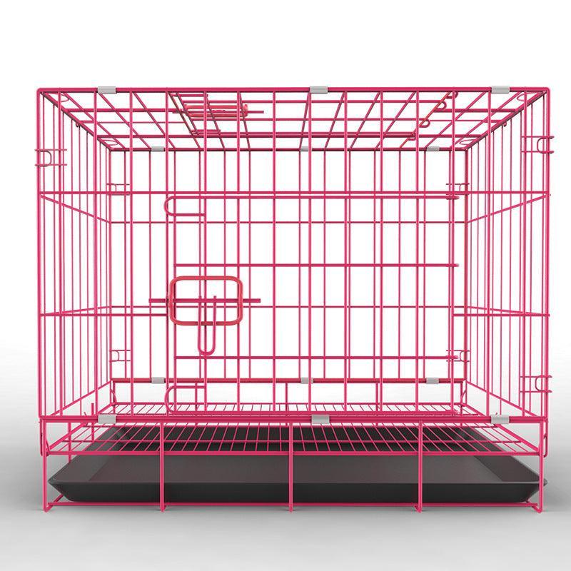Bold Foldable Dog Pet Cage: Secure Enclosure For Your Furry Friend