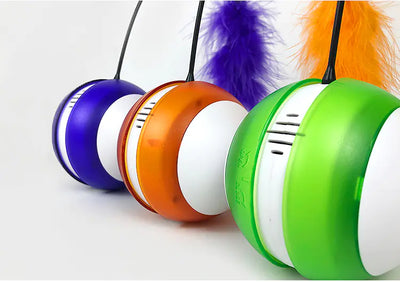Smart Interactive Cat Toy Rolling Ball with Sound and Light