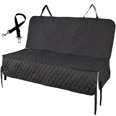 Dog Car Seat Cover 100% Waterproof Pet Cat Dog Carrier Car Back Seat Cover Nonslip 600D Heavy Duty Bench Car Seat For Large Dogs-0