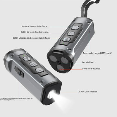 Bark Control Ultrasonic Device with Light